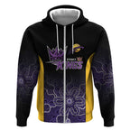 Basketball Custom Sydney Zip Hoodie Simple Australian Dot Art - Aussie Hoodie
