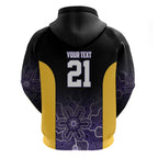 Basketball Custom Sydney Zip Hoodie Simple Australian Dot Art - Aussie Hoodie