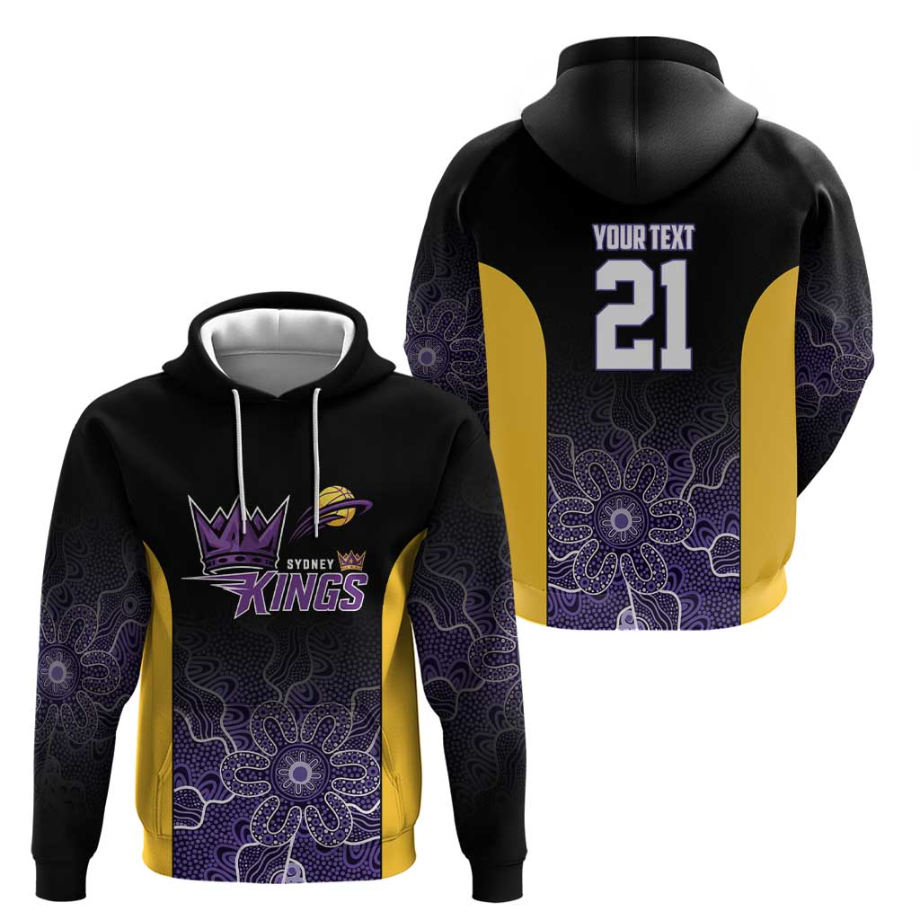 Basketball Custom Sydney Zip Hoodie Simple Australian Dot Art - Aussie Hoodie
