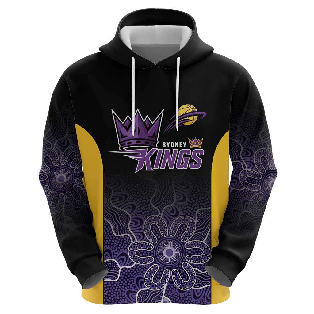 Basketball Custom Sydney Zip Hoodie Simple Australian Dot Art - Aussie Hoodie