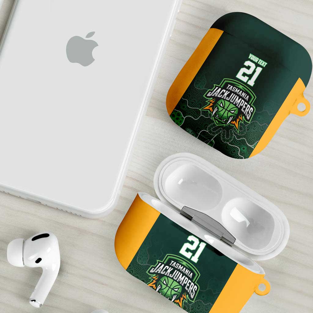 Basketball Custom Tasmania AirPods Case Simple Australian Dot Art - Aussie Hoodie