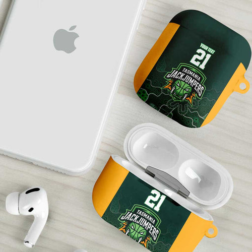 Basketball Custom Tasmania AirPods Case Simple Australian Dot Art - Aussie Hoodie