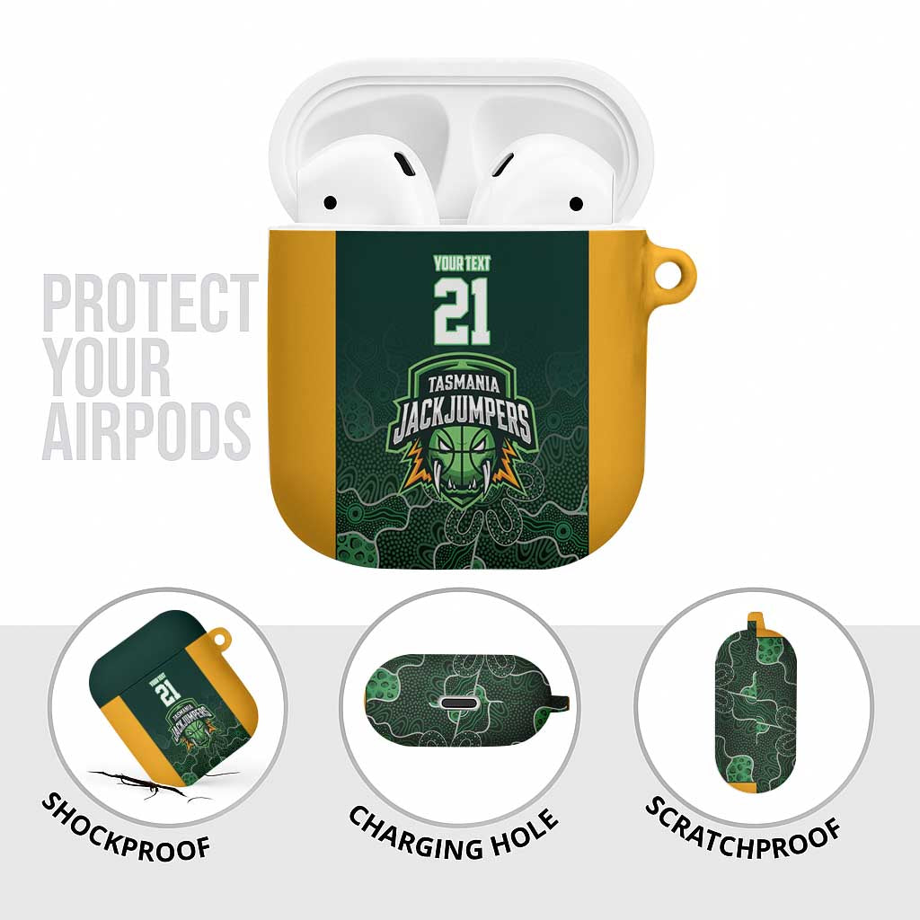 Basketball Custom Tasmania AirPods Case Simple Australian Dot Art - Aussie Hoodie