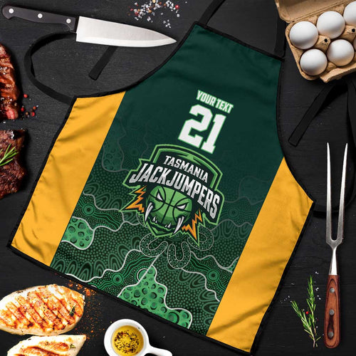 Basketball Custom Tasmania Apron Simple Australian Dot Art - Aussie Hoodie