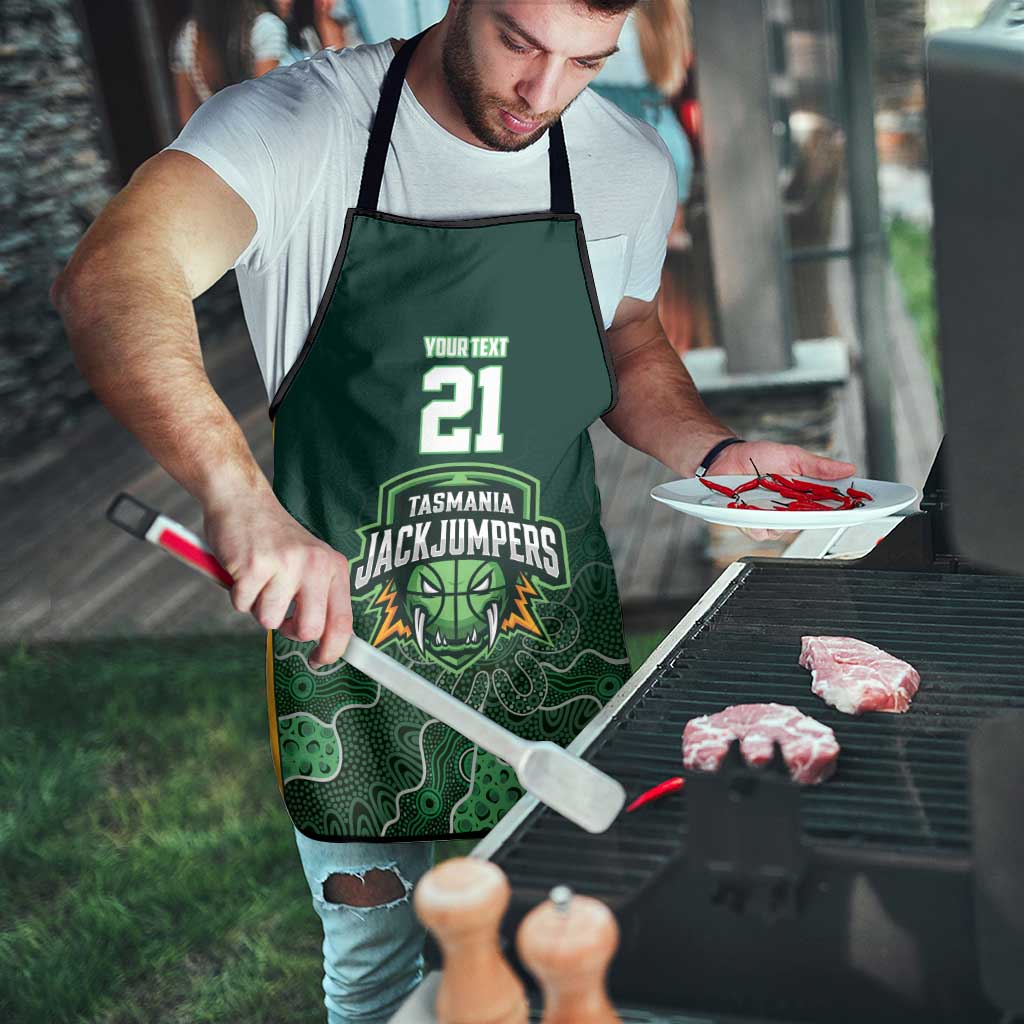 Basketball Custom Tasmania Apron Simple Australian Dot Art - Aussie Hoodie
