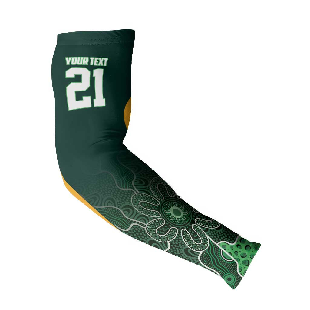 Basketball Custom Tasmania Arm Sleeves Simple Australian Dot Art - Aussie Hoodie