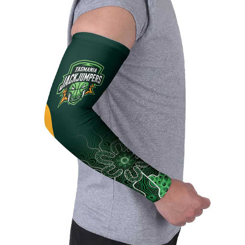 Basketball Custom Tasmania Arm Sleeves Simple Australian Dot Art - Aussie Hoodie