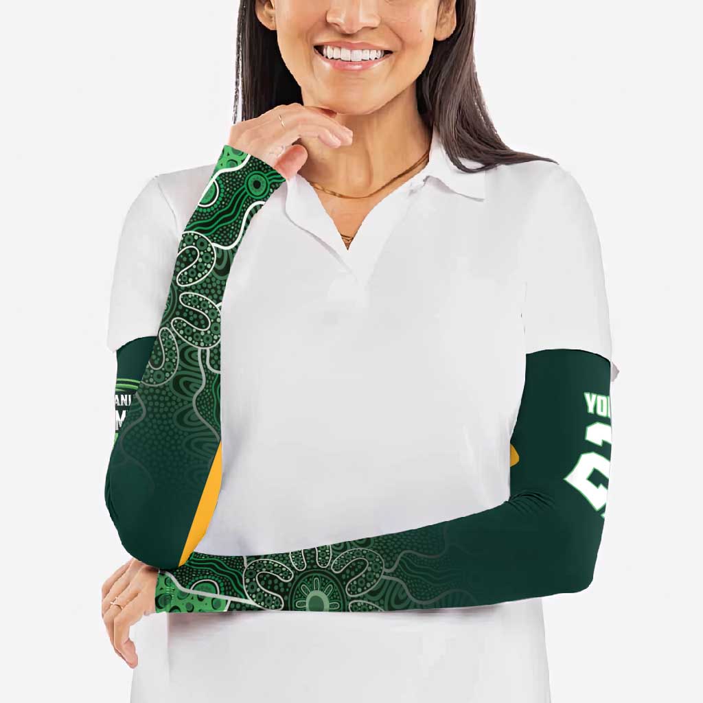 Basketball Custom Tasmania Arm Sleeves Simple Australian Dot Art - Aussie Hoodie