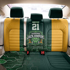 Basketball Custom Tasmania Back Car Seat Cover Simple Australian Dot Art - Aussie Hoodie