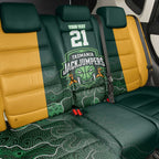 Basketball Custom Tasmania Back Car Seat Cover Simple Australian Dot Art - Aussie Hoodie