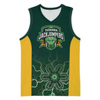 Basketball Custom Tasmania Basketball Jersey Simple Australian Dot Art - Aussie Hoodie
