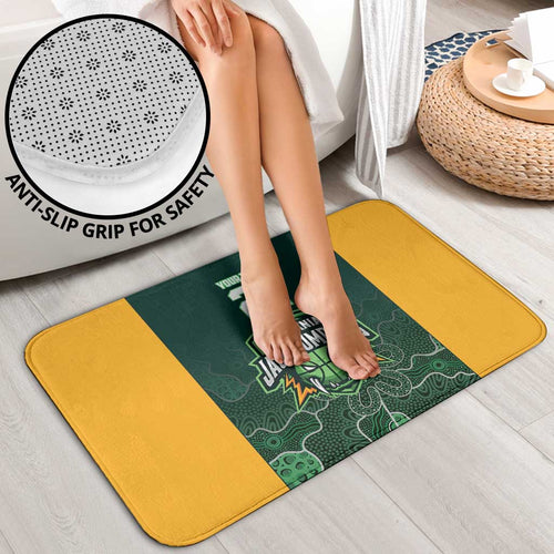 Basketball Custom Tasmania Bathroom Set Simple Australian Dot Art - Aussie Hoodie