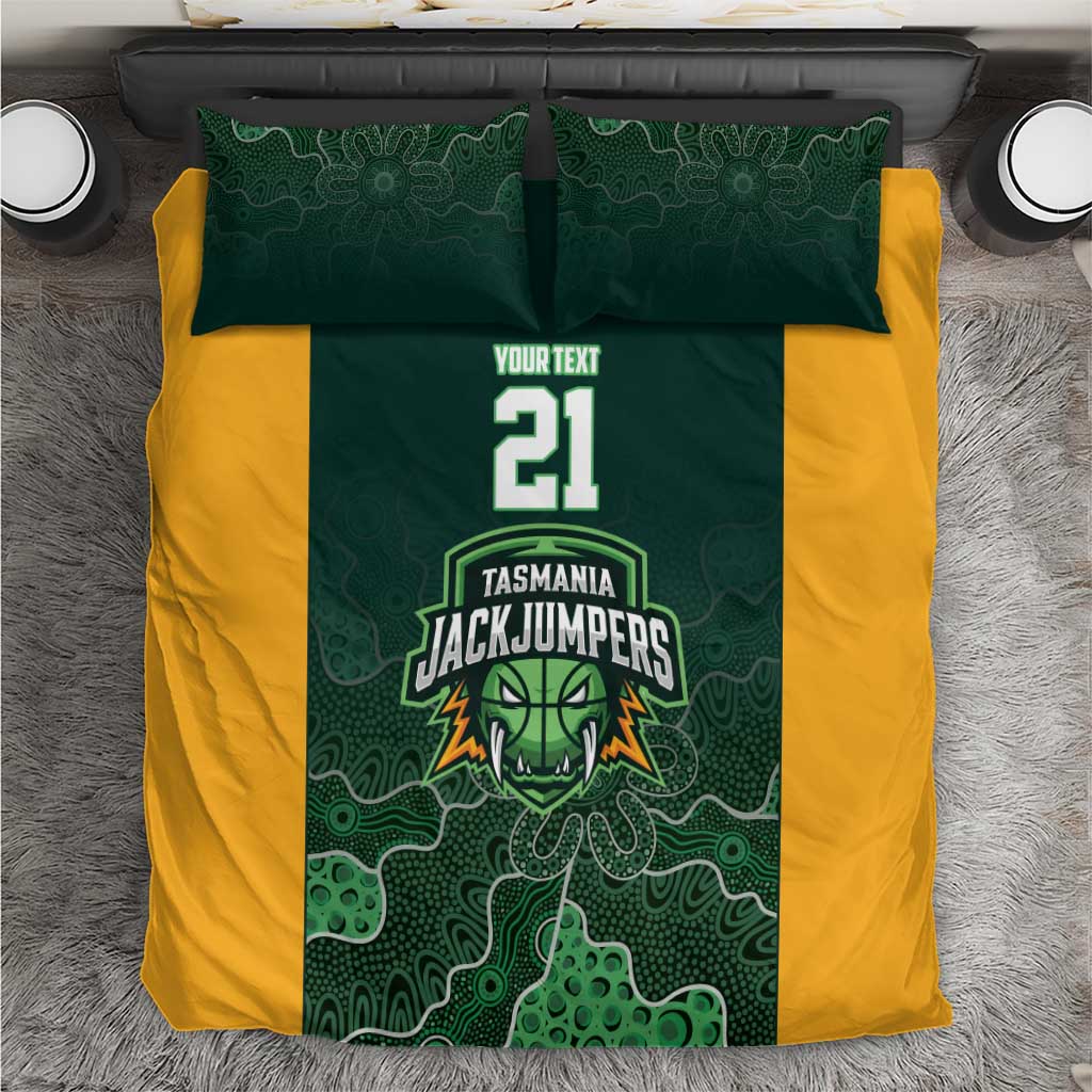 Basketball Custom Tasmania Bedding Set Simple Australian Dot Art - Aussie Hoodie
