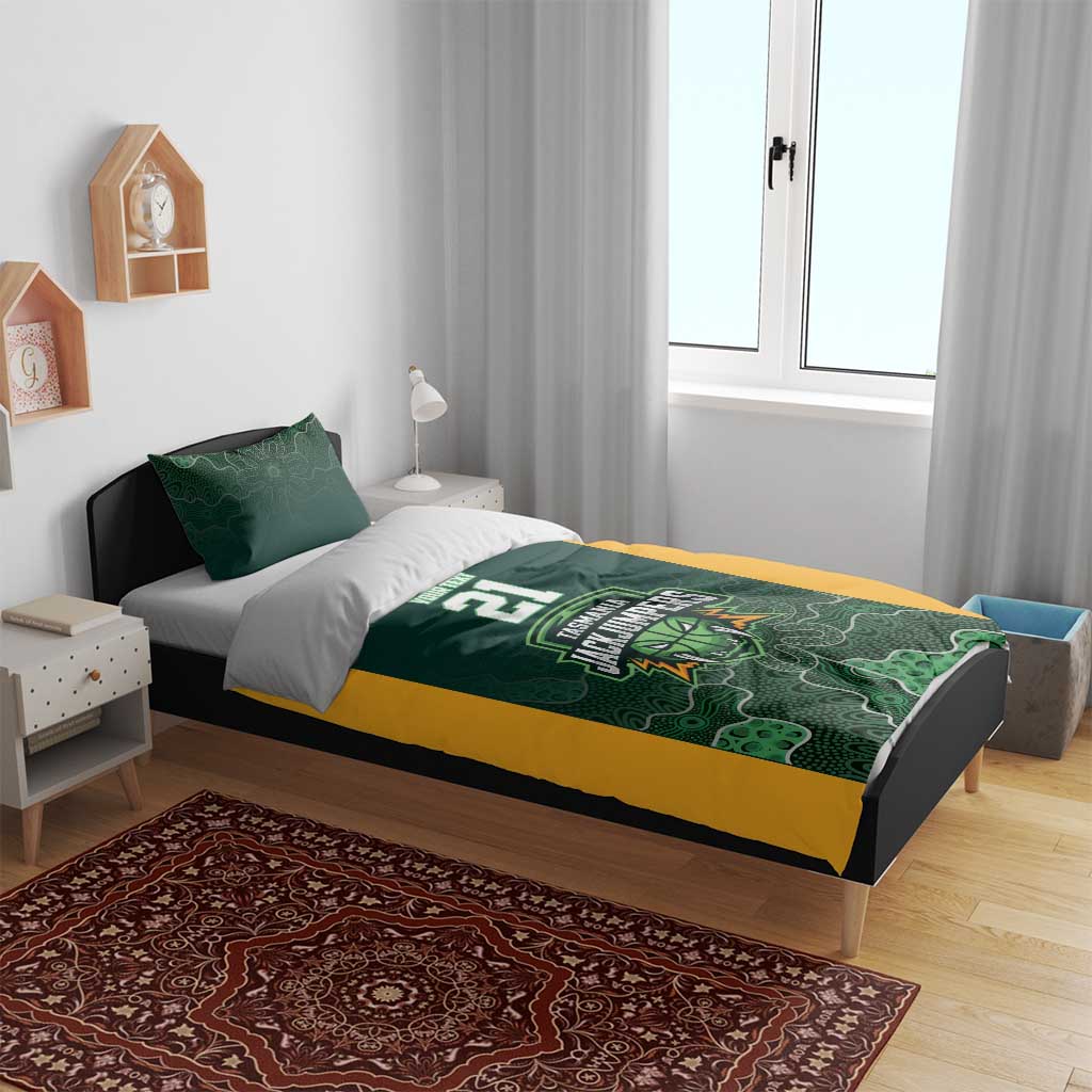 Basketball Custom Tasmania Bedding Set Simple Australian Dot Art - Aussie Hoodie