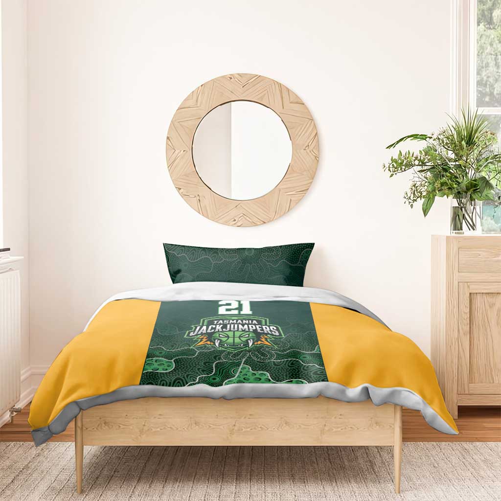 Basketball Custom Tasmania Bedding Set Simple Australian Dot Art - Aussie Hoodie