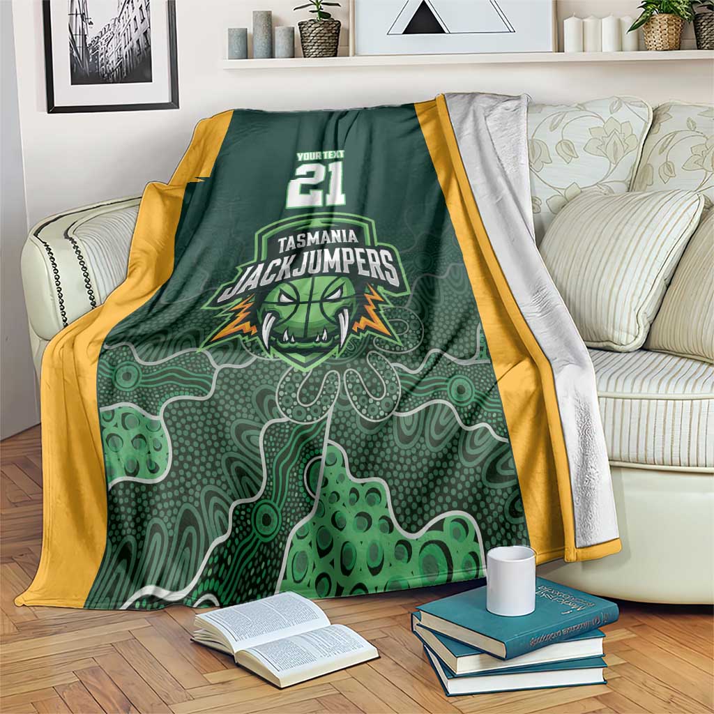 Basketball Custom Tasmania Blanket Simple Australian Dot Art - Aussie Hoodie