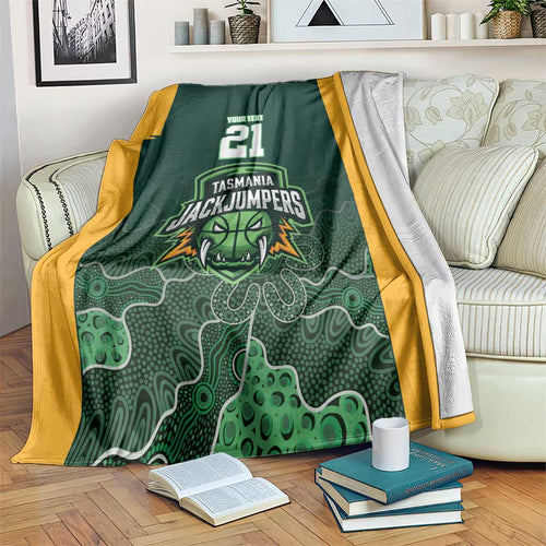 Basketball Custom Tasmania Blanket Simple Australian Dot Art - Aussie Hoodie