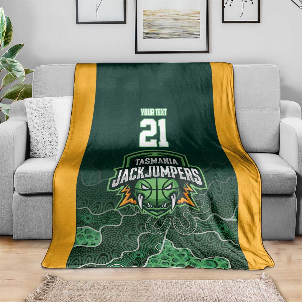 Basketball Custom Tasmania Blanket Simple Australian Dot Art - Aussie Hoodie
