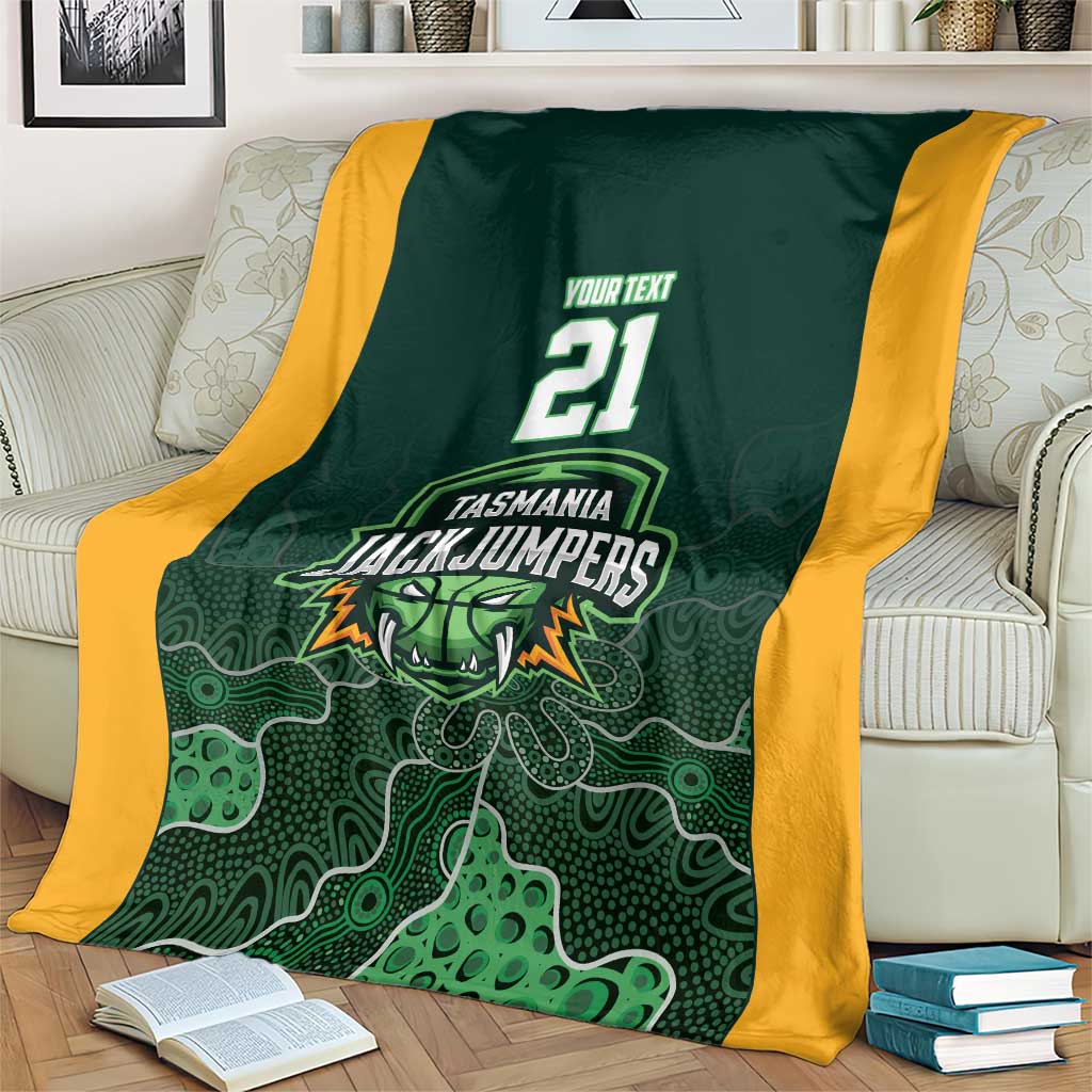 Basketball Custom Tasmania Blanket Simple Australian Dot Art - Aussie Hoodie