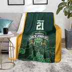 Basketball Custom Tasmania Blanket Simple Australian Dot Art - Aussie Hoodie