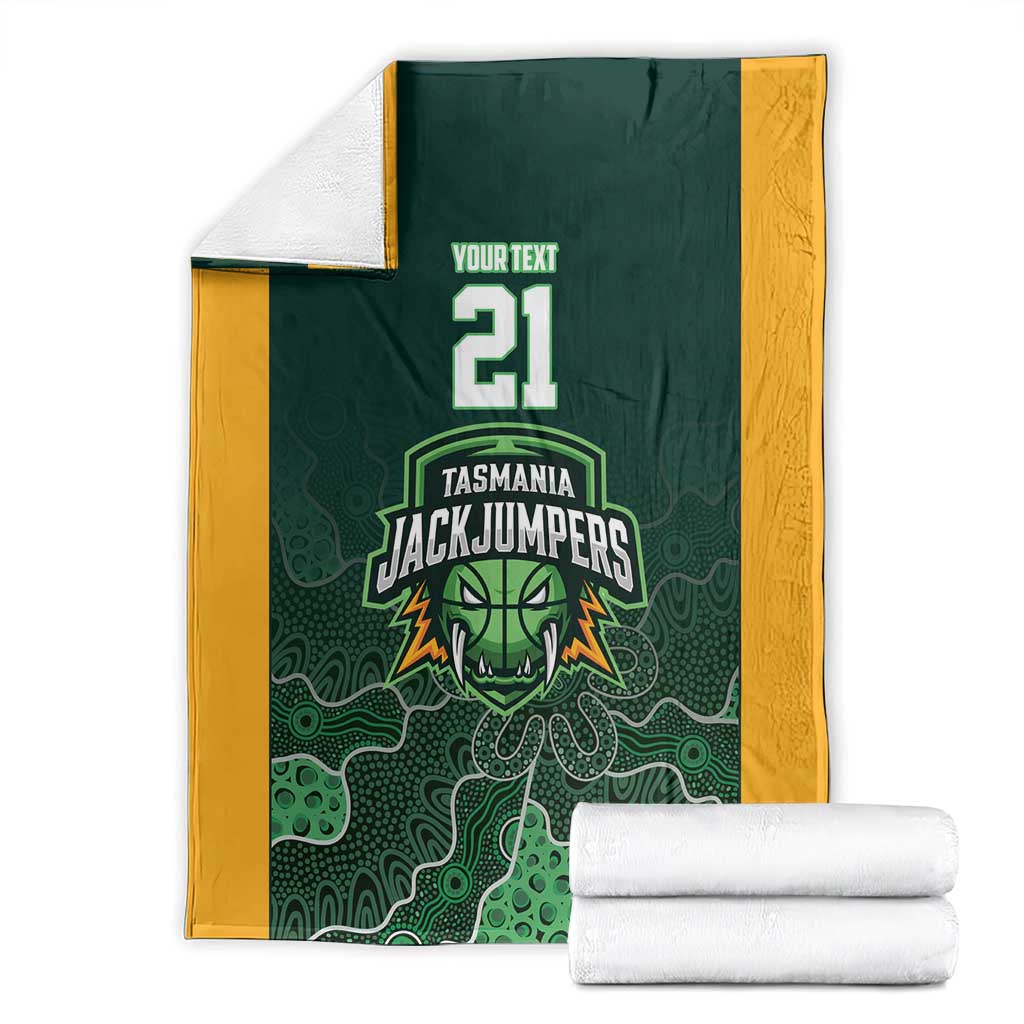 Basketball Custom Tasmania Blanket Simple Australian Dot Art - Aussie Hoodie