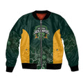 Basketball Custom Tasmania Bomber Jacket Simple Australian Dot Art - Aussie Hoodie
