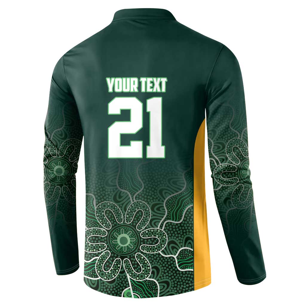 Basketball Custom Tasmania Button Sweatshirt Simple Australian Dot Art - Aussie Hoodie