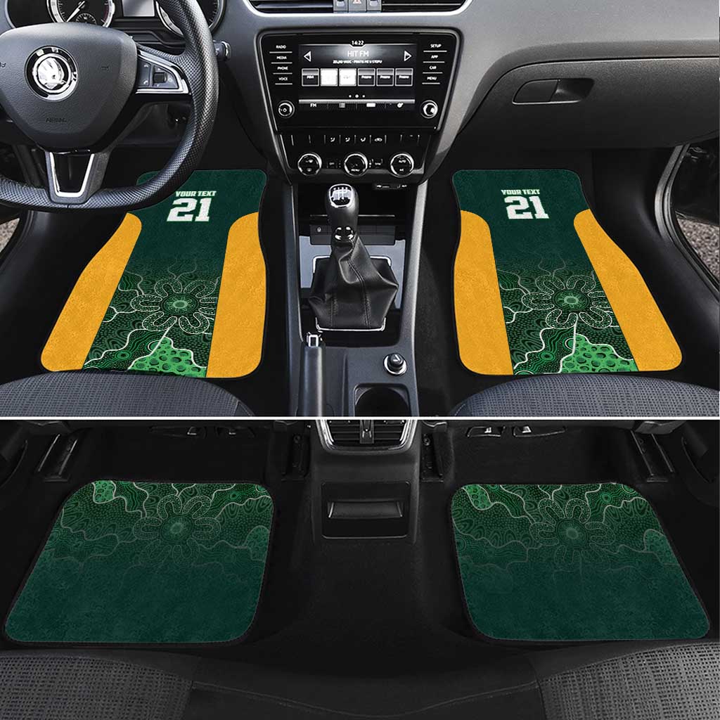 Basketball Custom Tasmania Car Mats Simple Australian Dot Art - Aussie Hoodie