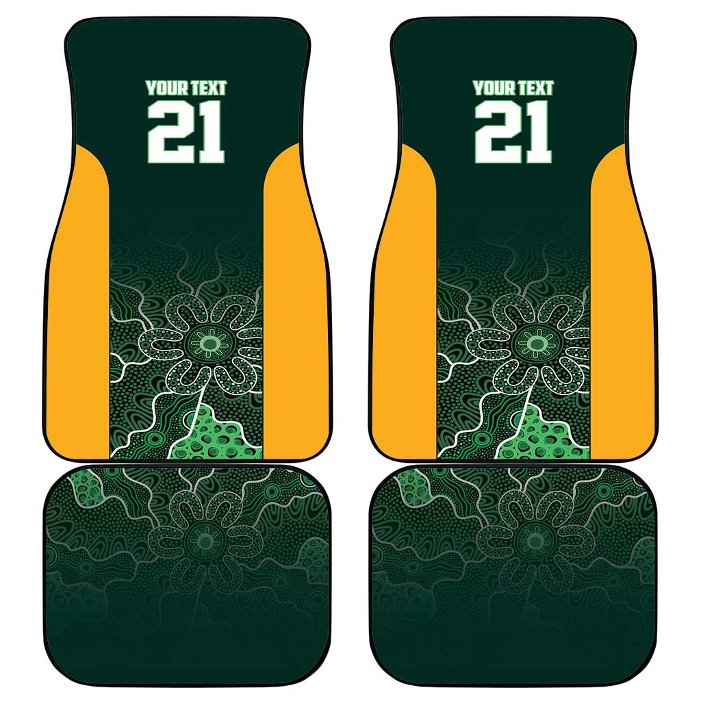 Basketball Custom Tasmania Car Mats Simple Australian Dot Art - Aussie Hoodie