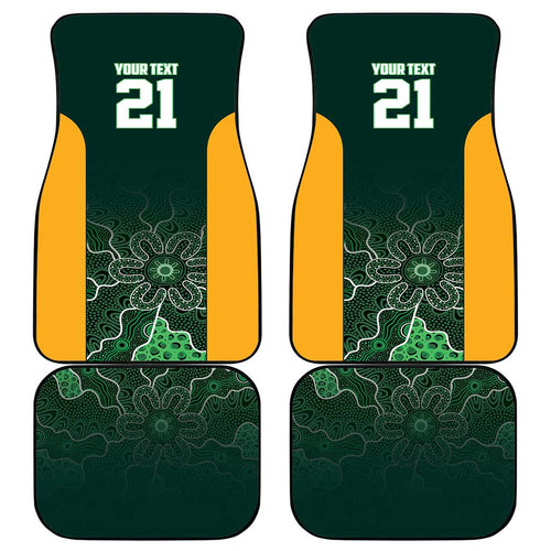 Basketball Custom Tasmania Car Mats Simple Australian Dot Art - Aussie Hoodie