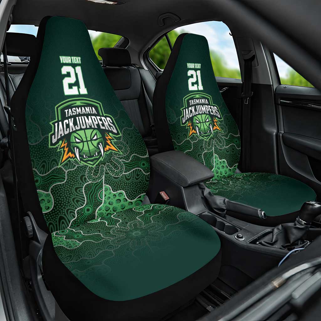 Basketball Custom Tasmania Car Seat Cover Simple Australian Dot Art - Aussie Hoodie