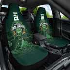 Basketball Custom Tasmania Car Seat Cover Simple Australian Dot Art - Aussie Hoodie