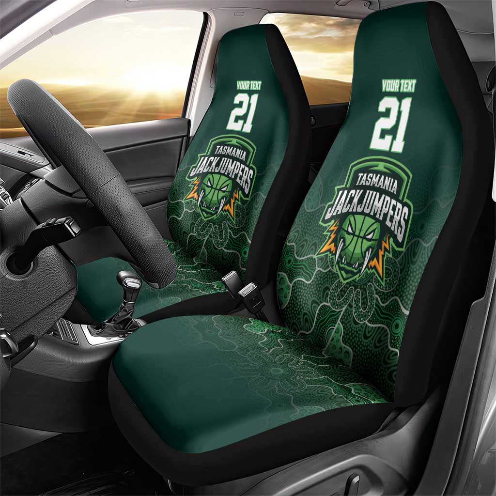 Basketball Custom Tasmania Car Seat Cover Simple Australian Dot Art - Aussie Hoodie