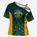 Basketball Custom Tasmania Cross Shoulder Shirt Simple Australian Dot Art - Aussie Hoodie