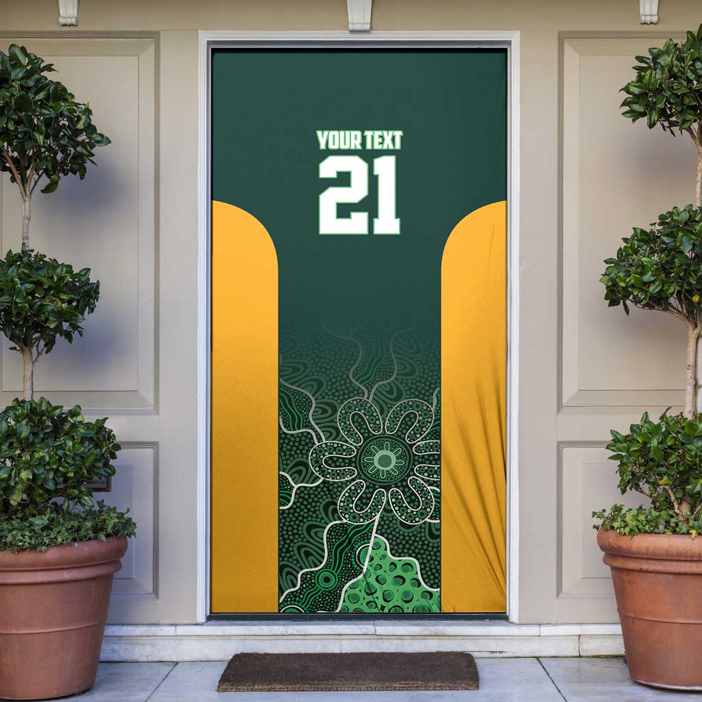 Basketball Custom Tasmania Door Cover Simple Australian Dot Art - Aussie Hoodie