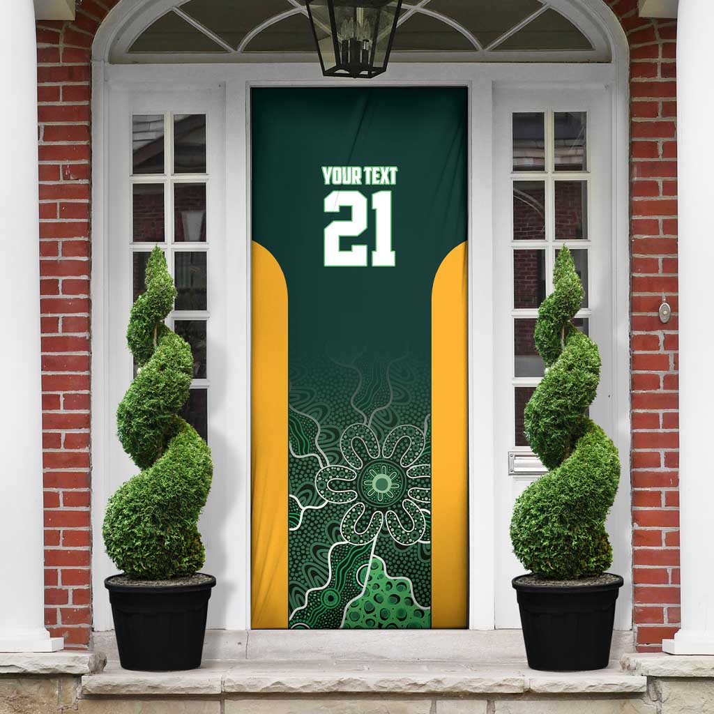 Basketball Custom Tasmania Door Cover Simple Australian Dot Art - Aussie Hoodie
