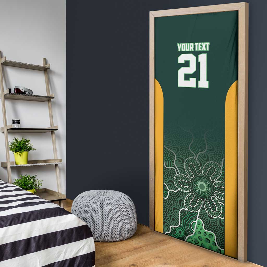 Basketball Custom Tasmania Door Cover Simple Australian Dot Art - Aussie Hoodie
