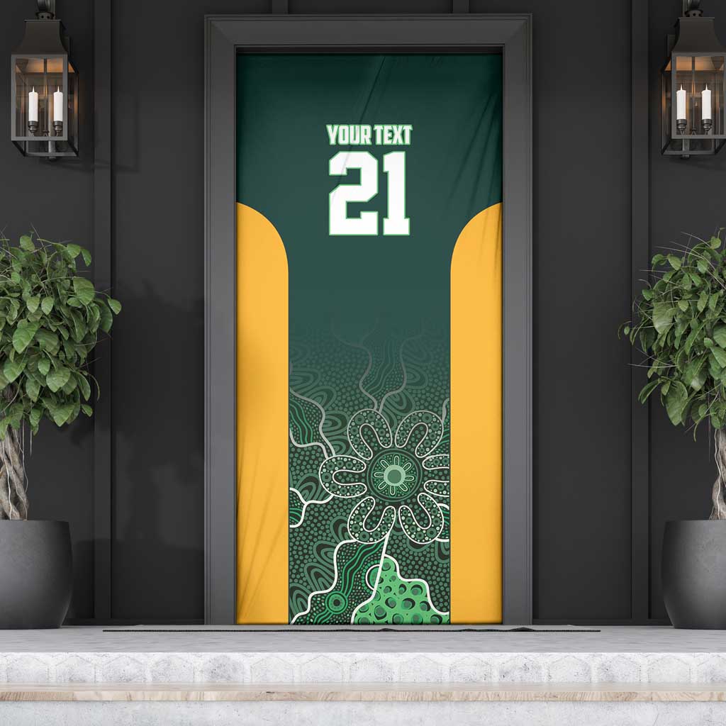 Basketball Custom Tasmania Door Cover Simple Australian Dot Art - Aussie Hoodie