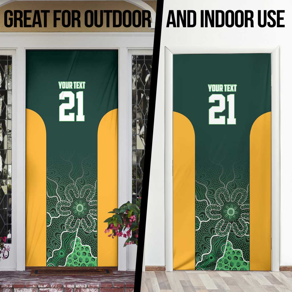 Basketball Custom Tasmania Door Cover Simple Australian Dot Art - Aussie Hoodie