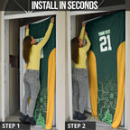 Basketball Custom Tasmania Door Cover Simple Australian Dot Art - Aussie Hoodie