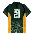 Basketball Custom Tasmania Family Matching Mermaid Dress and Hawaiian Shirt Simple Australian Dot Art - Aussie Hoodie