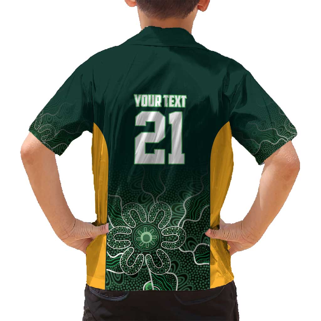 Basketball Custom Tasmania Family Matching Off Shoulder Short Dress and Hawaiian Shirt Simple Australian Dot Art - Aussie Hoodie