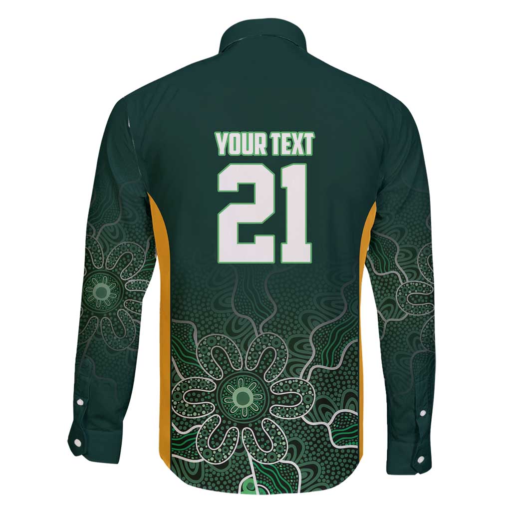 Basketball Custom Tasmania Family Matching Puletasi and Hawaiian Shirt Simple Australian Dot Art - Aussie Hoodie