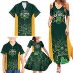 Basketball Custom Tasmania Family Matching Summer Maxi Dress and Hawaiian Shirt Simple Australian Dot Art - Aussie Hoodie