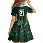 Basketball Custom Tasmania Family Matching Summer Maxi Dress and Hawaiian Shirt Simple Australian Dot Art - Aussie Hoodie