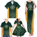 Basketball Custom Tasmania Family Matching Tank Maxi Dress and Hawaiian Shirt Simple Australian Dot Art - Aussie Hoodie