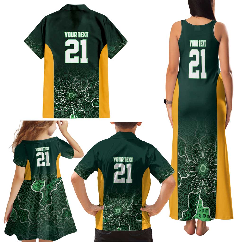 Basketball Custom Tasmania Family Matching Tank Maxi Dress and Hawaiian Shirt Simple Australian Dot Art - Aussie Hoodie