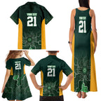 Basketball Custom Tasmania Family Matching Tank Maxi Dress and Hawaiian Shirt Simple Australian Dot Art - Aussie Hoodie