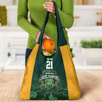 Basketball Custom Tasmania Grocery Bag Simple Australian Dot Art - Aussie Hoodie