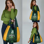 Basketball Custom Tasmania Grocery Bag Simple Australian Dot Art - Aussie Hoodie